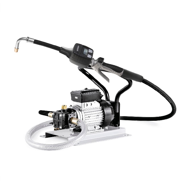 562000 SAMOA 230V AC Portable Electric Oil Pump Kit - 600 Watt - 10 Bar - 10 Litre/min with Metered Control Gun & Bracket